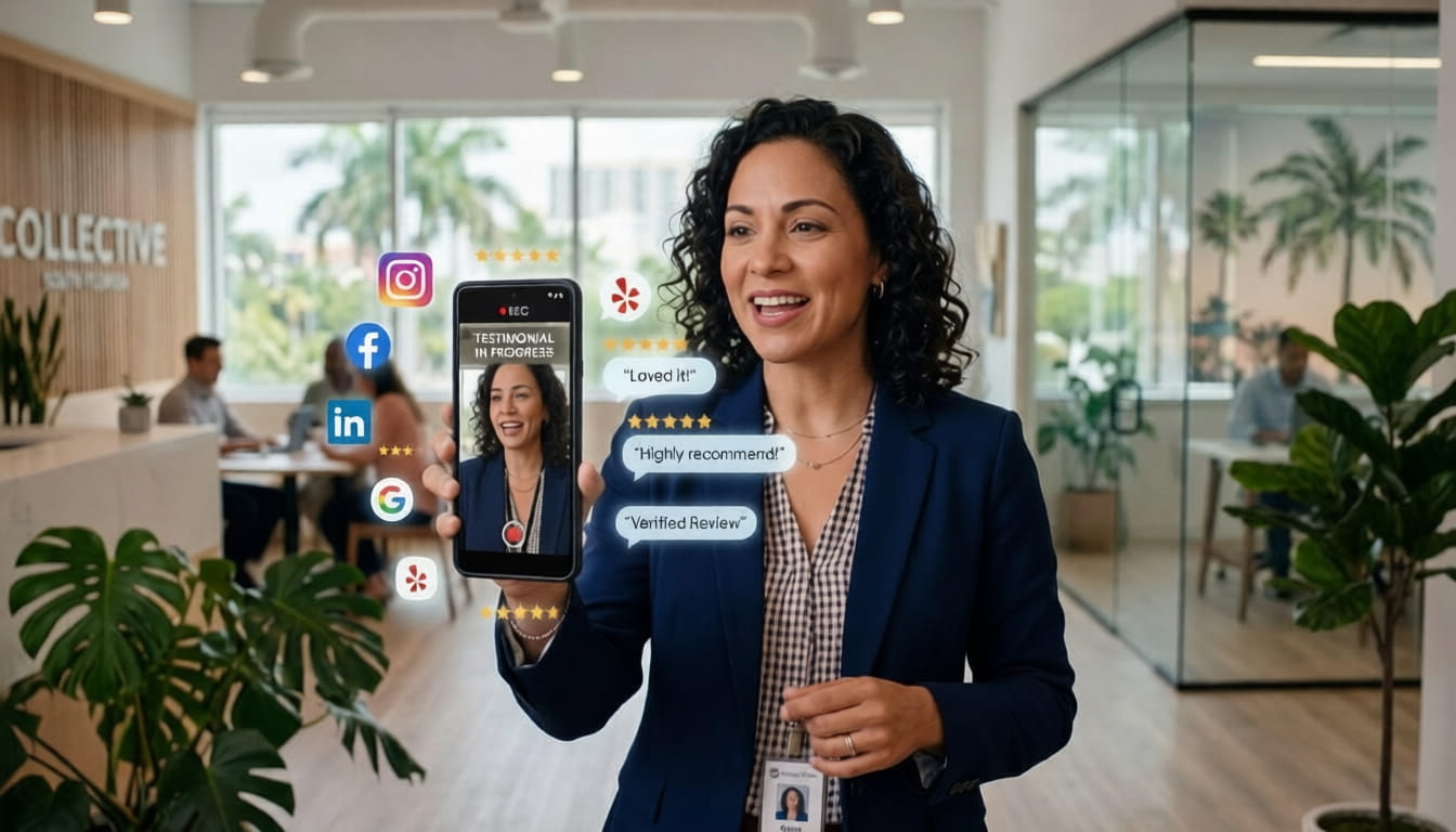 Business testimonial video South Florida